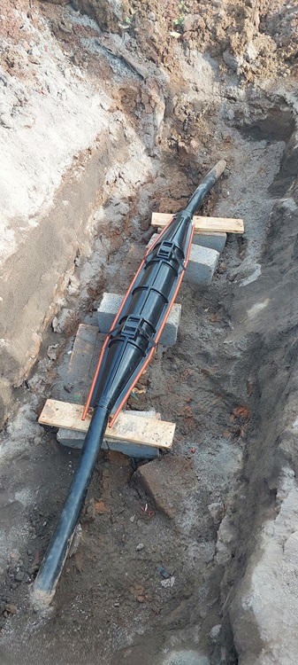 22 KV Cable Joint Completed
